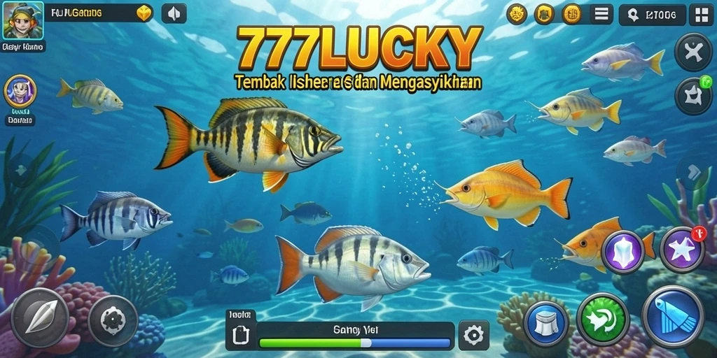 Gameplay Tembak Ikan yang seru di 777LUCKY.