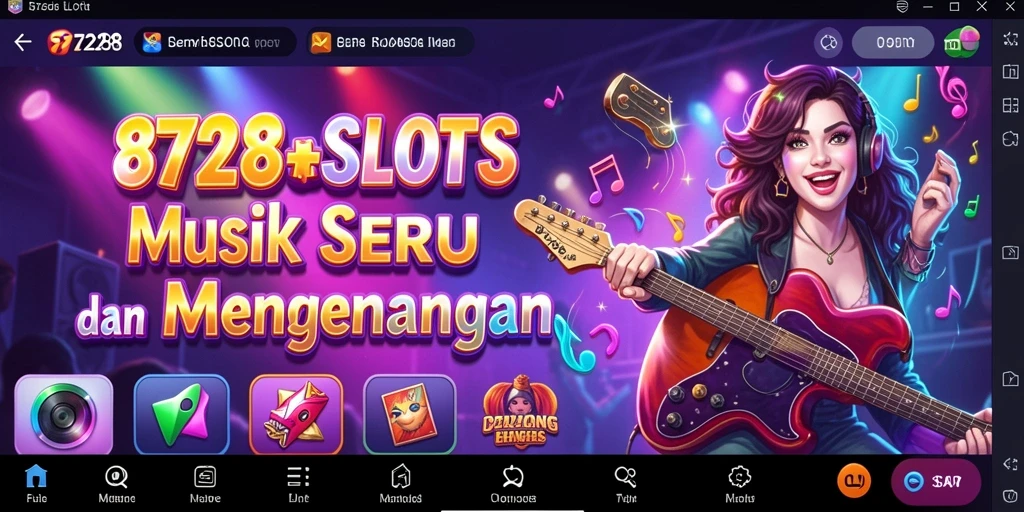 Tampilan gameplay seru dan interaktif dari 8728SLOTS.