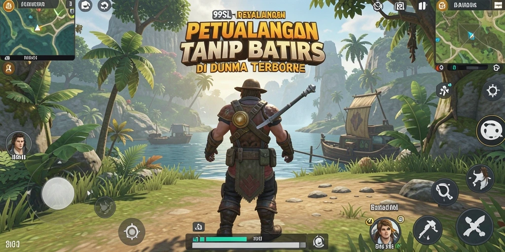 Screenshot utama gameplay Open World yang menampilkan keindahan dunia 99SL.