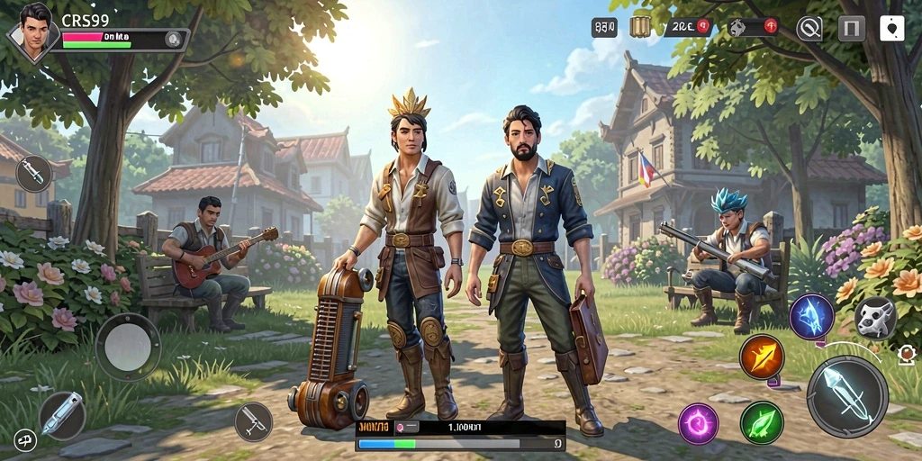Tampilan menarik dari gameplay CRS99 yang mengasyikkan.