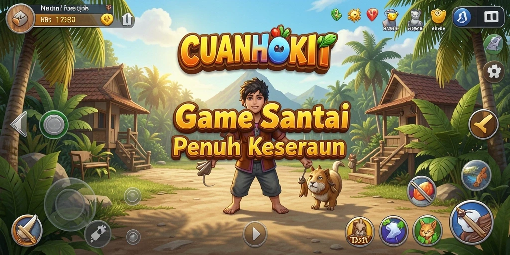 Screenshot menampilkan momen seru dalam permainan CUANHOKI.