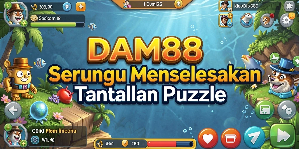 Screenshot menunjukkan pemain menyelesaikan puzzle yang menantang.