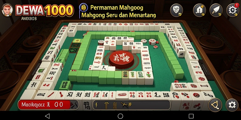 Tampilan gameplay menarik dan penuh tantangan dari DEWA1000.