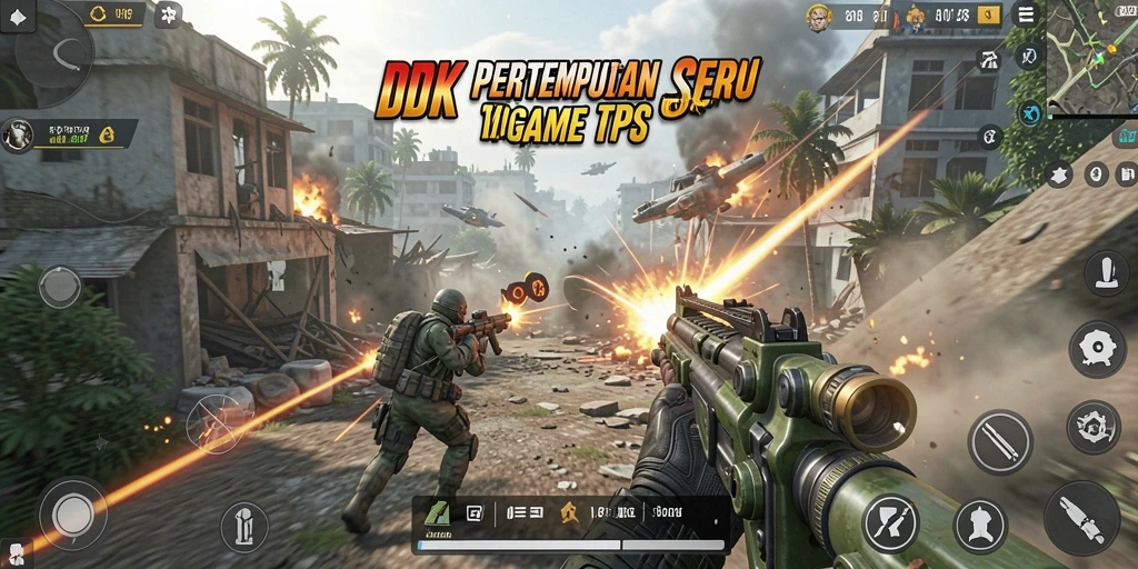 Gameplay seru DKK dengan aksi pertempuran yang intens.