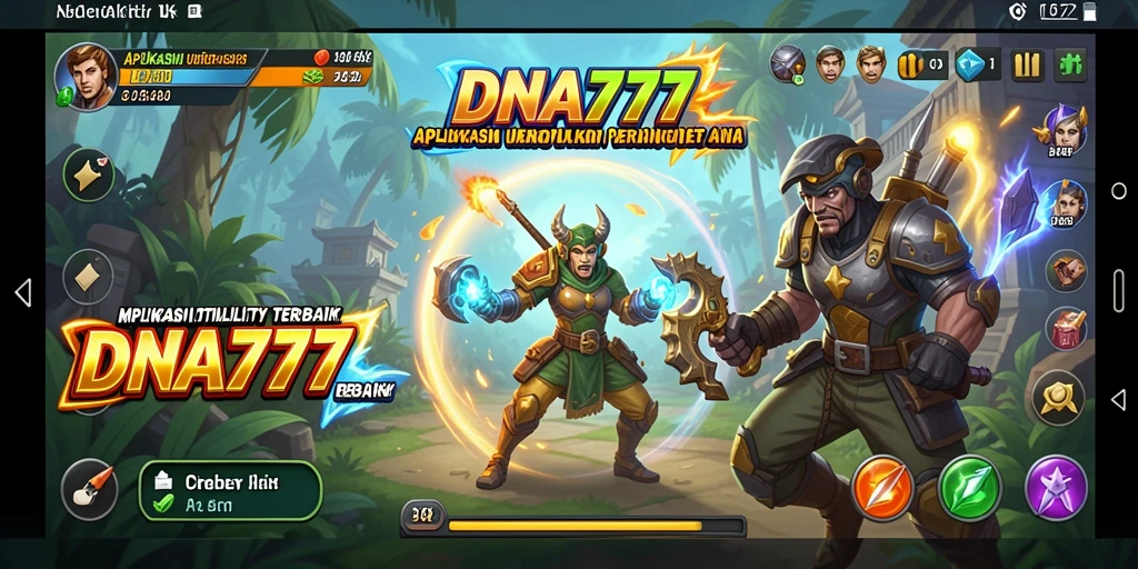 Tampilan aplikasi DNA777 yang memudahkan pengaturan utility.