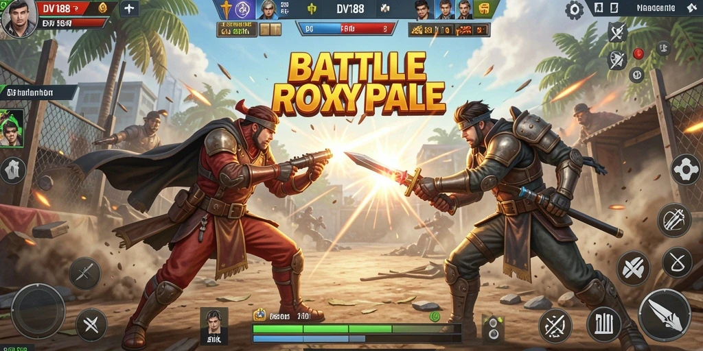 Gameplay menegangkan di DV188 saat pertempuran sengit berlangsung.