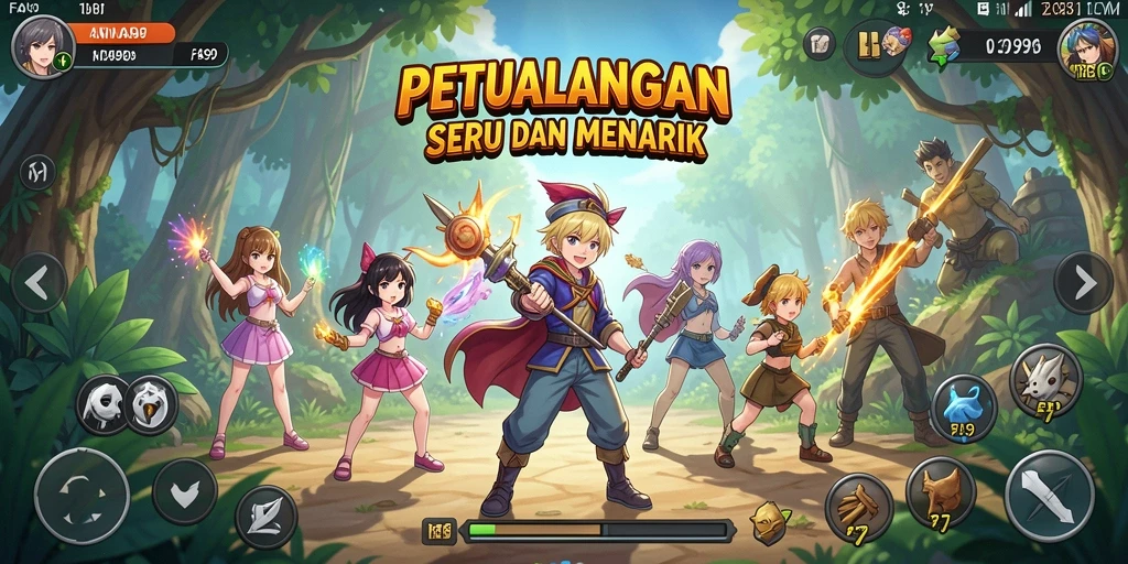Screenshot FA99 menampilkan aksi seru dalam permainan Anime.