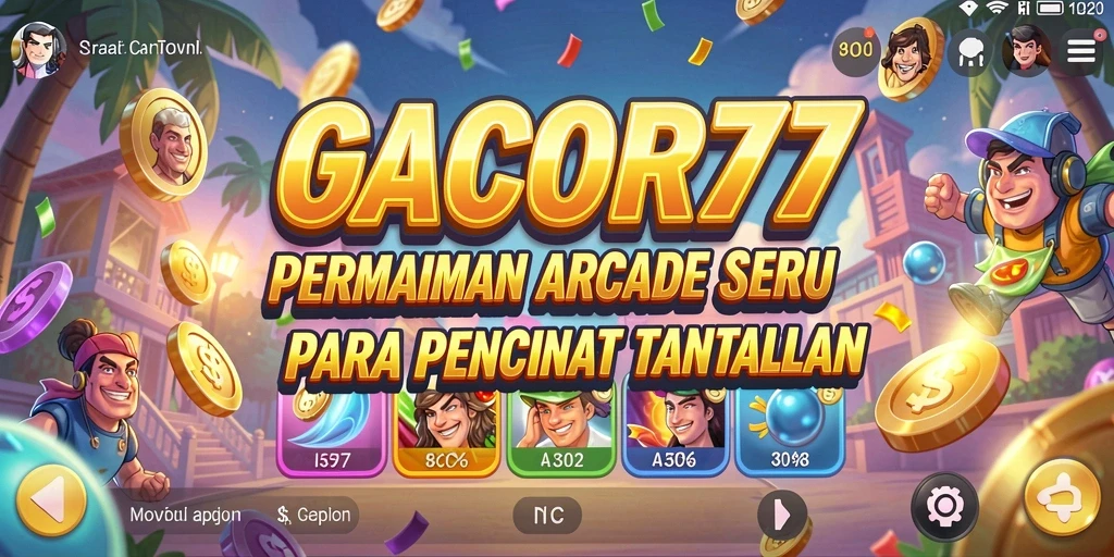 Tampilan aksi seru dalam GACOR77 dengan gameplay yang menantang.