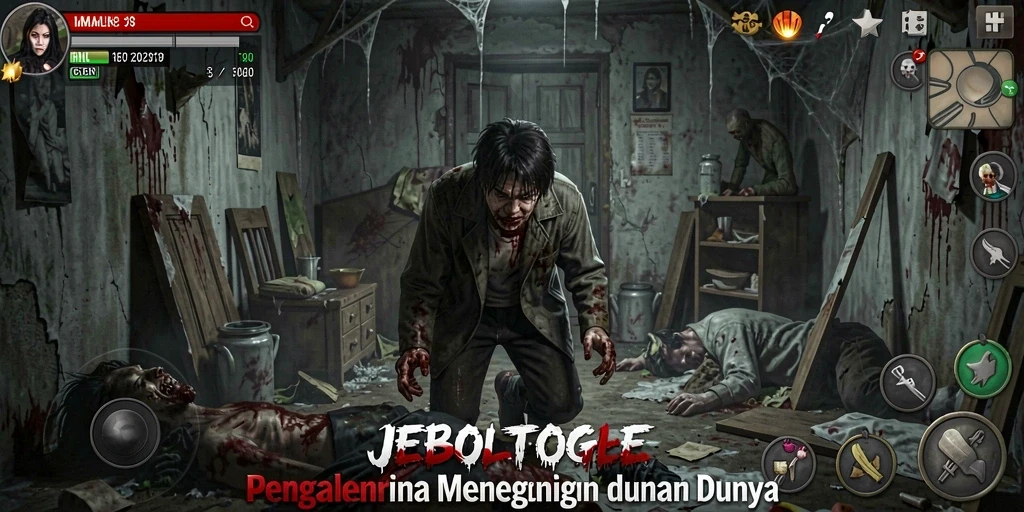 Screenshot menampilkan gameplay menegangkan dalam suasana Horror.