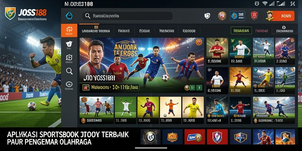Tampilan screenshot <strong>JOSS188</strong> menampilkan antarmuka yang intuitif untuk taruhan olahraga.