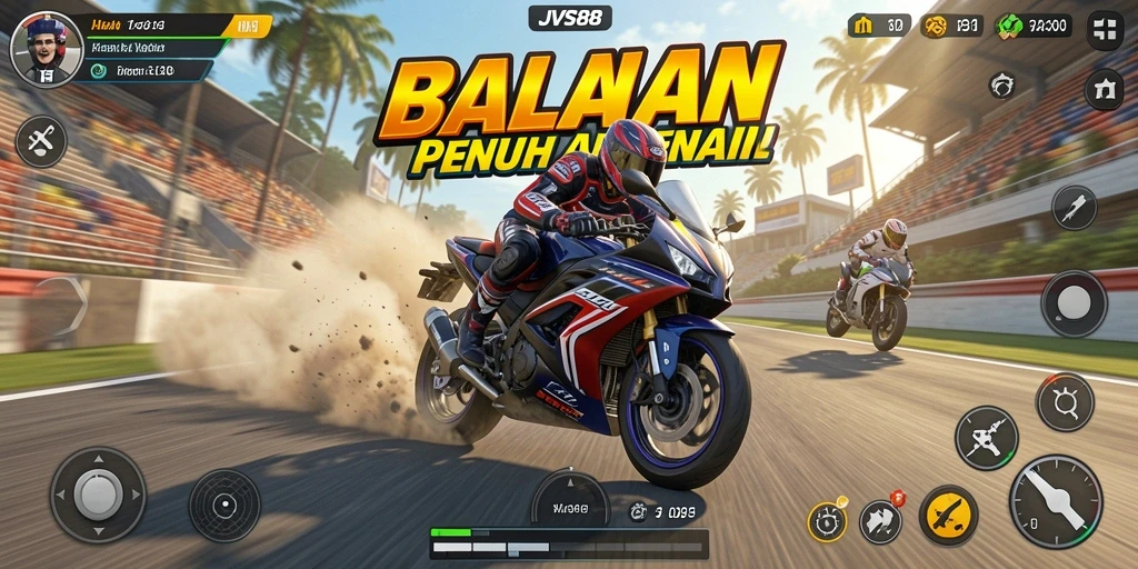 Tampilan gameplay JVS88 yang menegangkan dan penuh aksi.