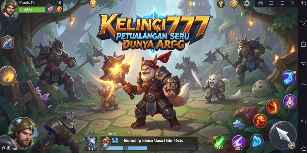 Tampilan gameplay KELINCI777 yang penuh aksi dan petualangan.
