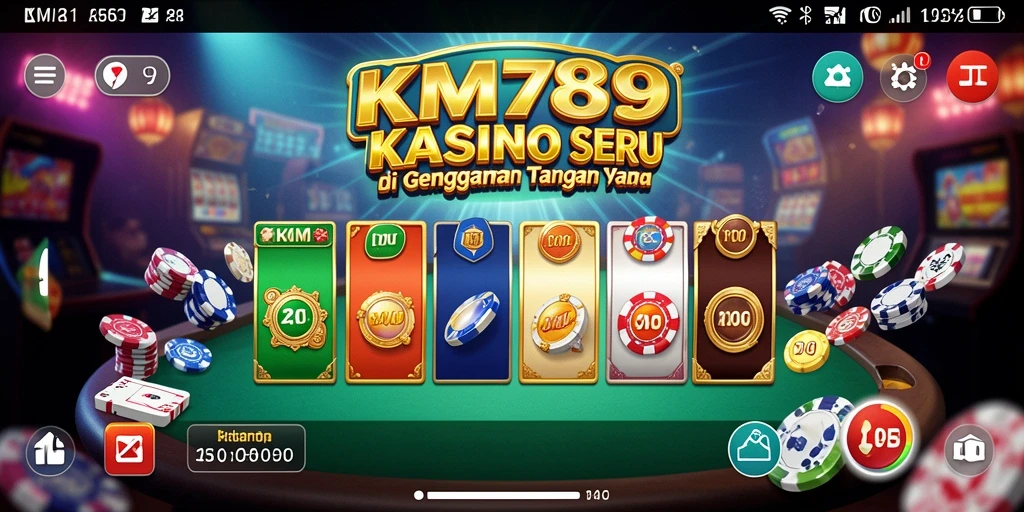 Tampilan seru game Kasino KM789 dalam aksi gameplay.