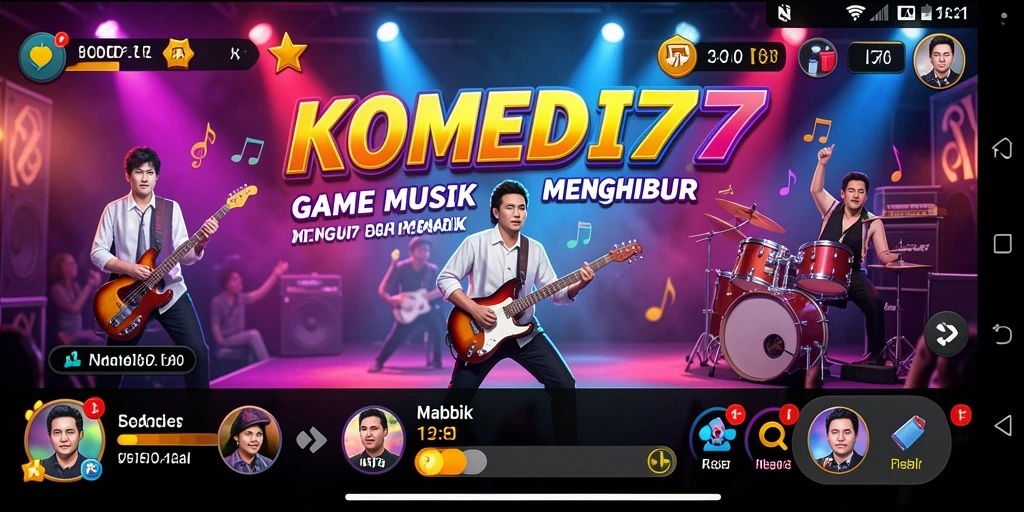 Tampilan gameplay <strong>KOMEDI77</strong> yang menarik dan interaktif.