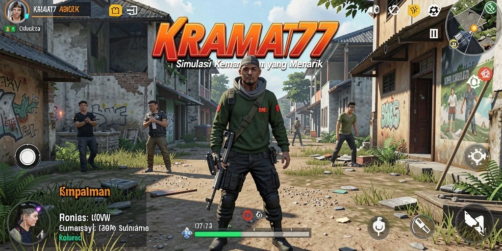 Tampilan gameplay KRAMAT77 yang menakjubkan dan interaktif.