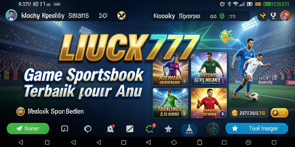 Tampilan antarmuka menarik pada gameplay Sportsbook LUCKY777.