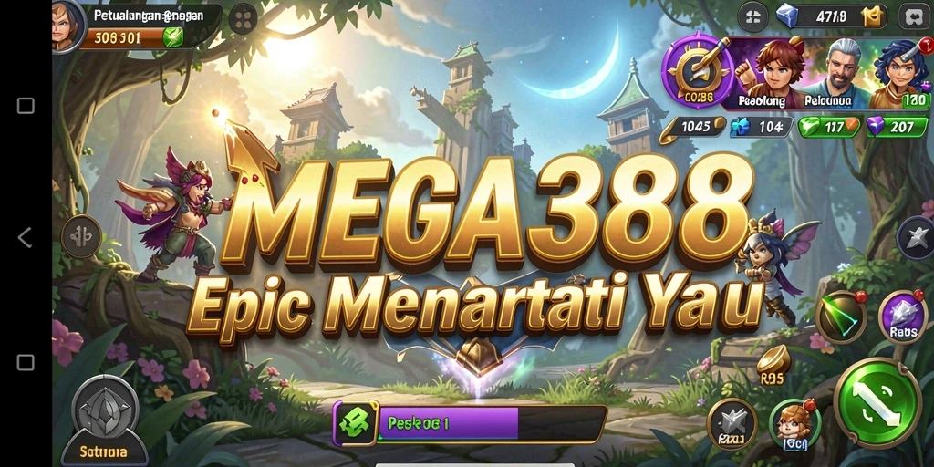 Screenshot gameplay MEGA388 menampilkan petualangan seru yang mendebarkan.