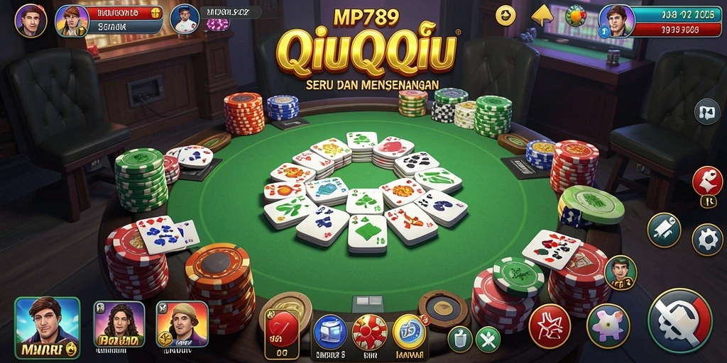 Tampilan gameplay seru dari game QiuQiu MVP789.