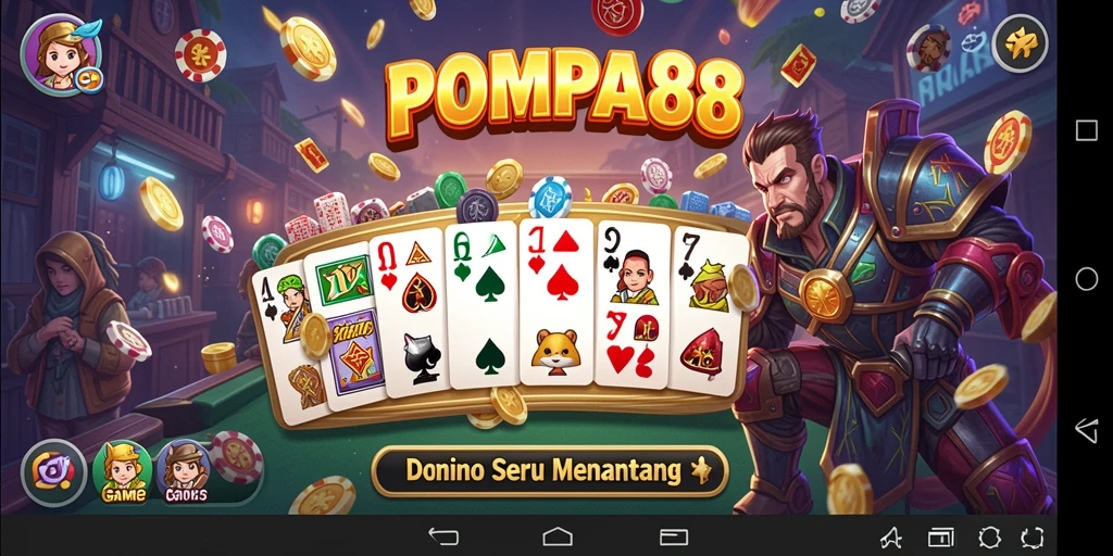 Tampilan gameplay seru dan interaktif dari POMPA88.