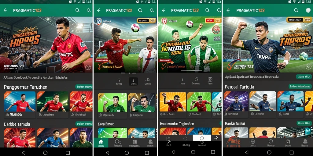 Tampilan menarik dari gameplay Sportsbook di PRAGMATIC123.