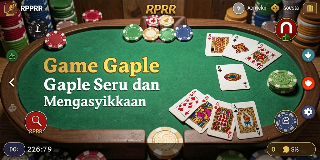 Tangkap momen seru bermain Gaple di RPRR.