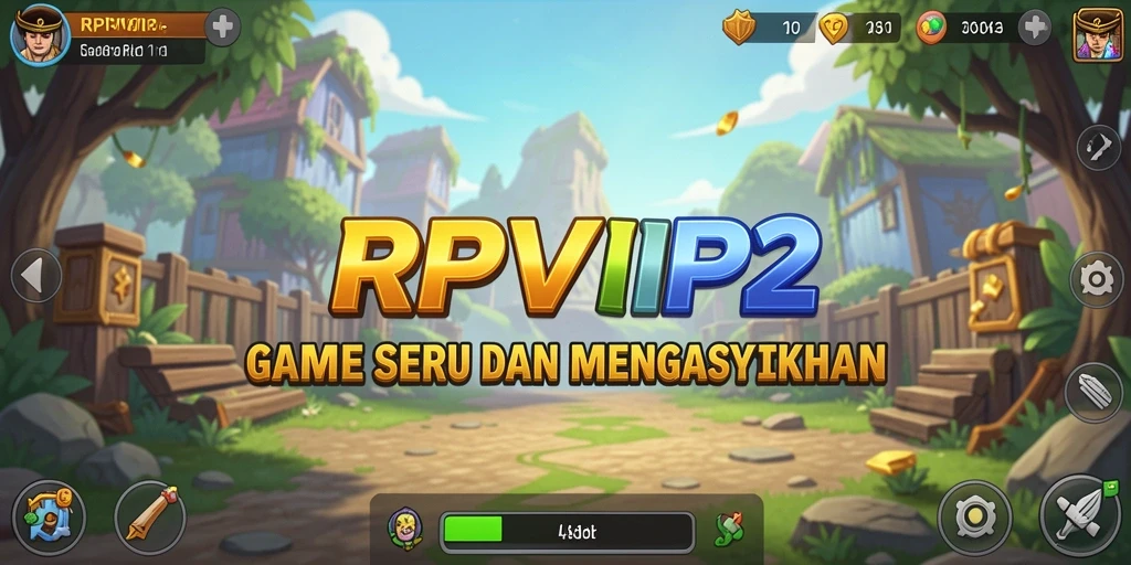 Screenshot utama RPVIP2 menampilkan gameplay Idle yang menarik.