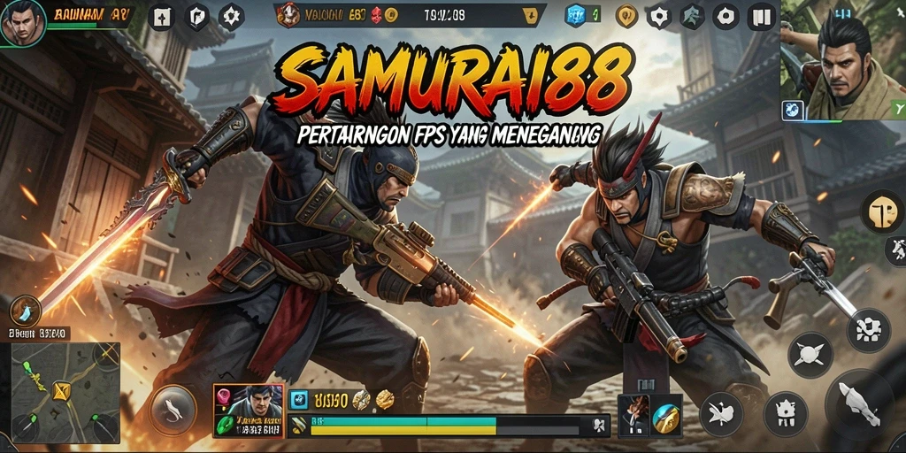 Tangkapan layar gameplay SAMURAI88 yang menegangkan dan penuh aksi.