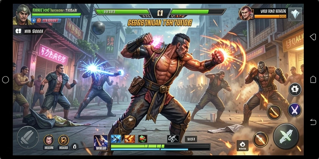 Tampilan gameplay seru dari game Fighting WIN33.
